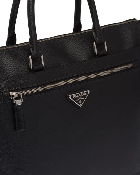 prada saffiano leather briefcase|Prada Saffiano Travel Briefcase .